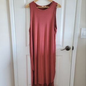 LUSH Midnight Lady Sleeveless Midi Dress Size Medium